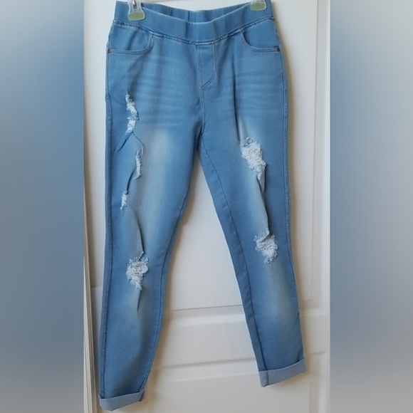 Womens pull on jeggings size M - Picture 3 of 9